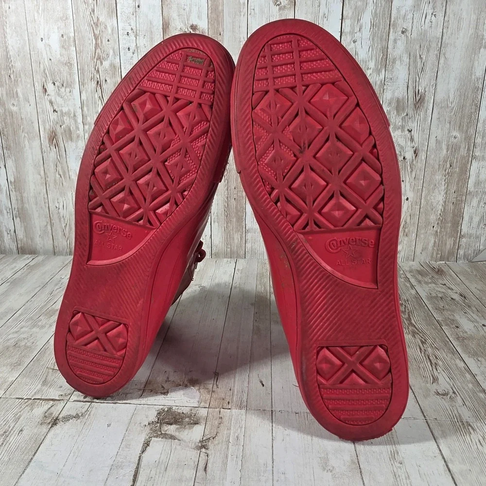 Converse Chuck Taylor All Star Rubber High Top Red Mens 10 144744C - Picture 7 of 8